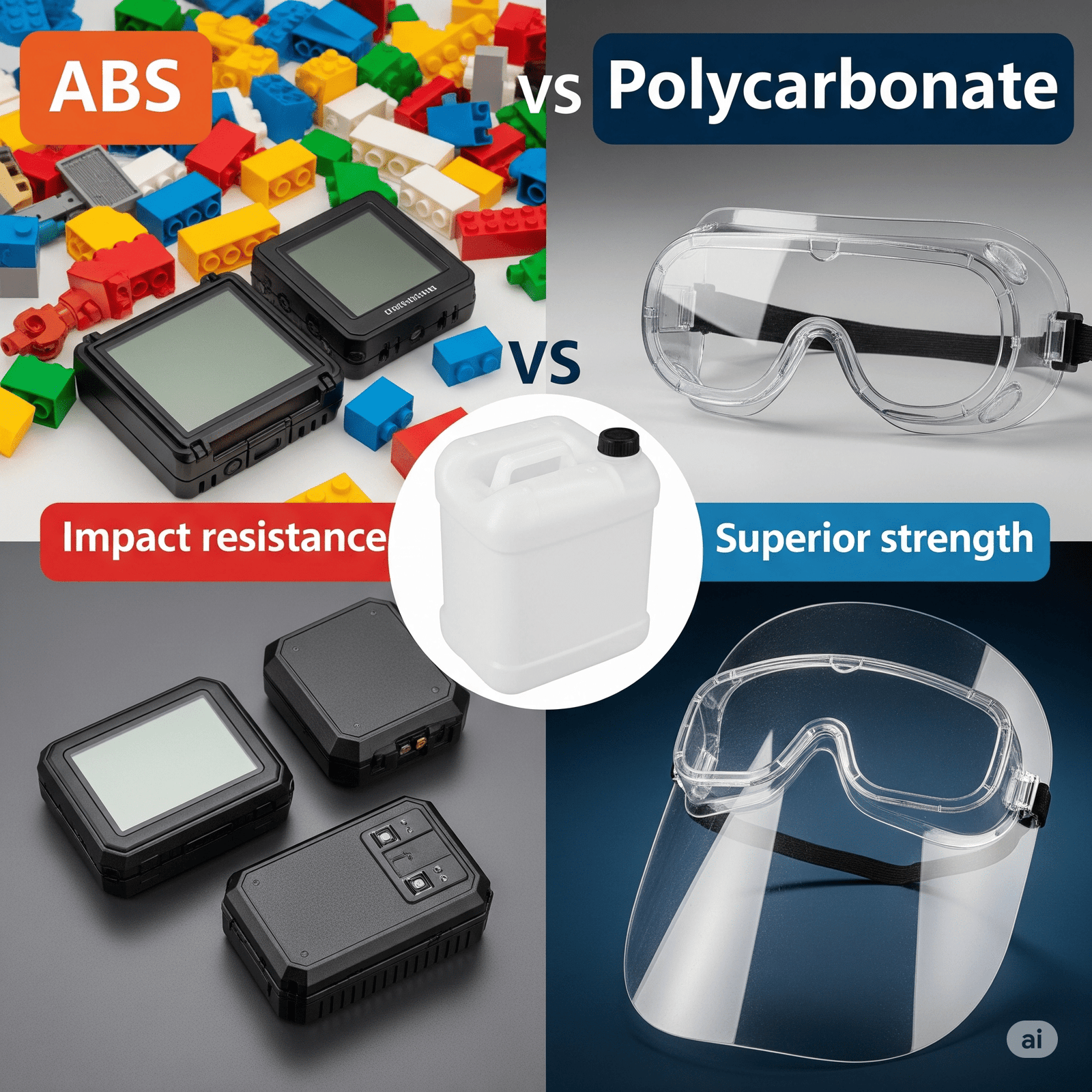 ABS مقابل البولي كربونات