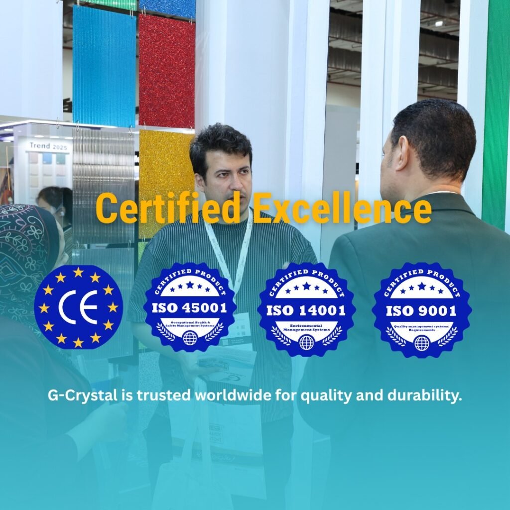 CE certified polycarbonate sheets