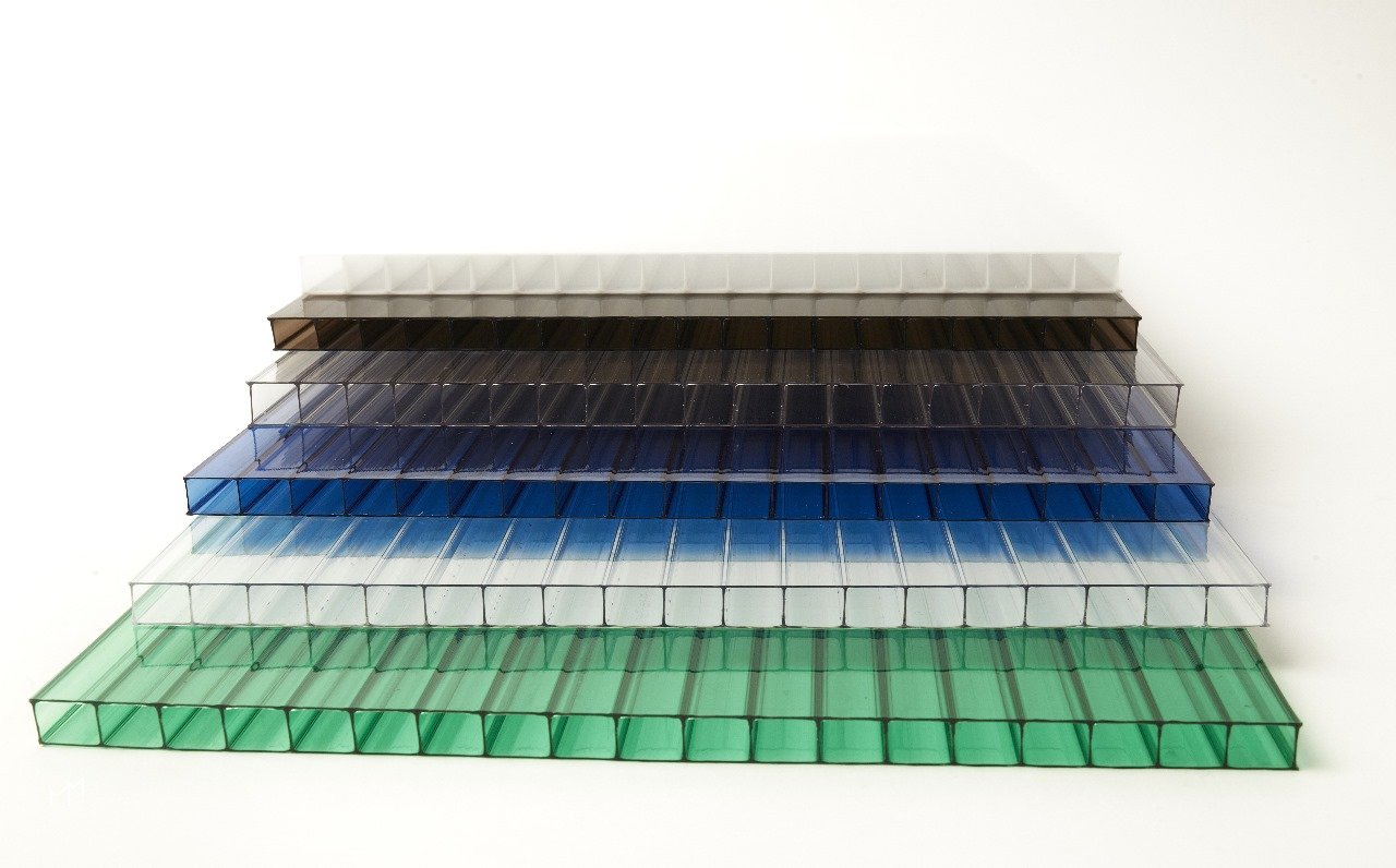 Twin wall polycarbonate sheets — 2-wall structure by G-Crystal
