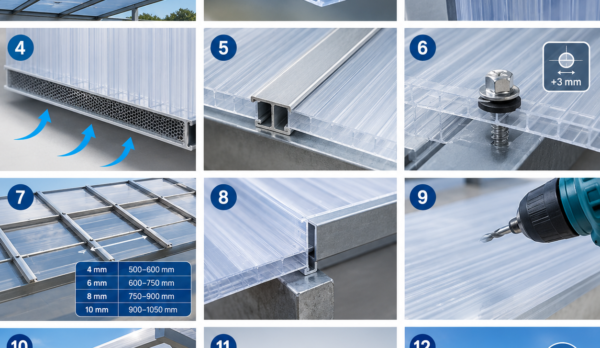 How to install polycarbonate roofing sheets How to install polycarbonate roofing sheets